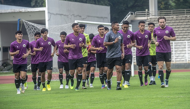 Potret Marc Klok Ikuti Latihan Timnas U-23 Jelang SEA Games 2021 di Vietnam - Bagian 2