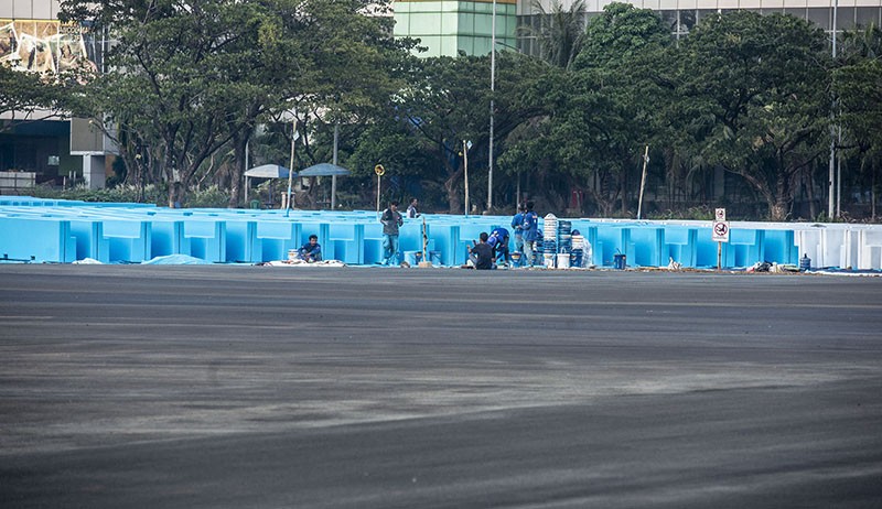 Foto-Foto Sirkuit Formula E Sepanjang 2,4 Km Selesai Diaspal - Bagian 4
