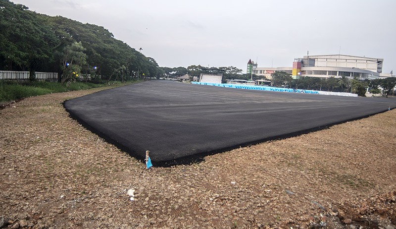 Foto-Foto Sirkuit Formula E Sepanjang 2,4 Km Selesai Diaspal - Bagian 5