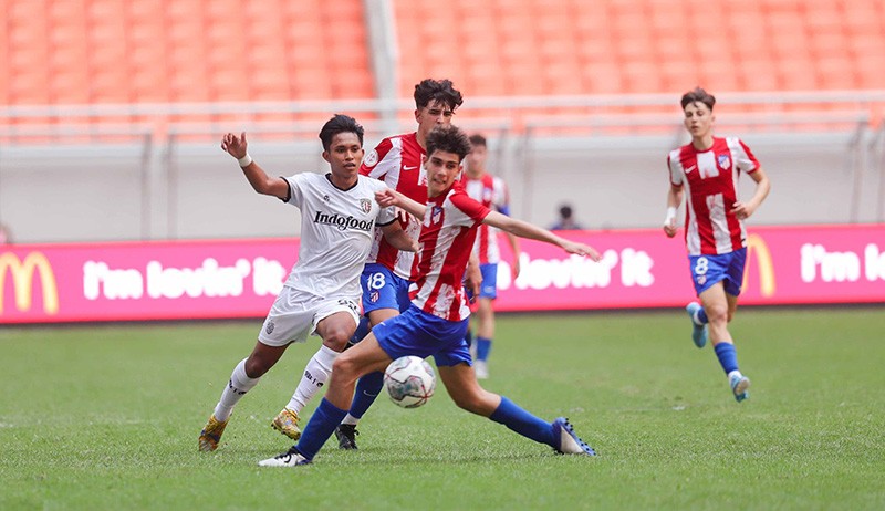 Laga Pembuka IYC 2021, Bali United U-18 vs Atletico Madrid U-18 Berjalan Sengit - Bagian 3
