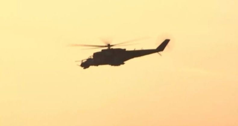  Rudal Buk-M1 Ukraina Dihancurkan Helikopter Tempur Mi-24 Rusia