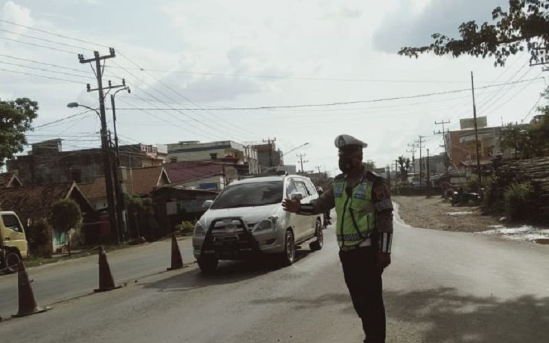 Banjir Surut, Lalu Lintas di Jalintim Palembang - Betung Lancar