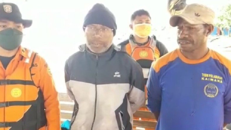 Hilang Berhari-hari, Dua Pemancing Ditemukan di Perairan Depan Kampung Atuka 