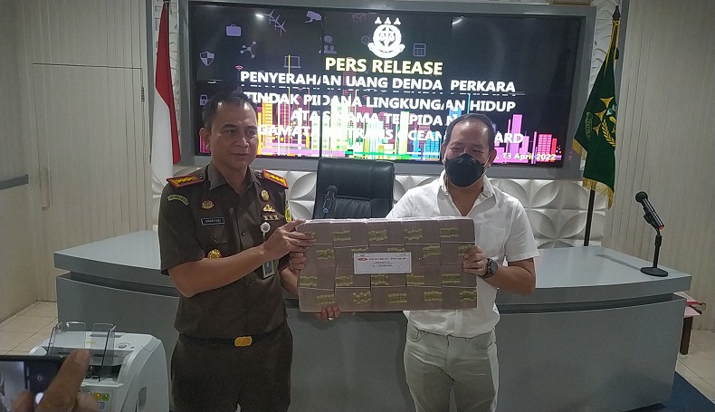 Diputus Kasasi Bersalah, PT Gamatara Serahkan Denda Rp2 Miliar ke Kas Negara