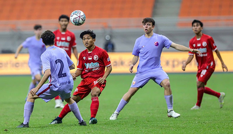 Indonesia Allstars U-20 Tahan Imbang Barcelona U-18 di Stadion JIS - Bagian 2