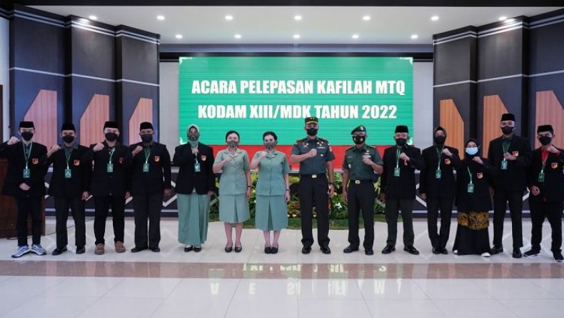 title Pangdam XIII/Merdeka Lepas Qari dan Qariah untuk MTQ Nasional TNI AD Pangdam XIII/Merdeka Lepas Qari dan Qariah untuk MTQ Nasional TNI AD