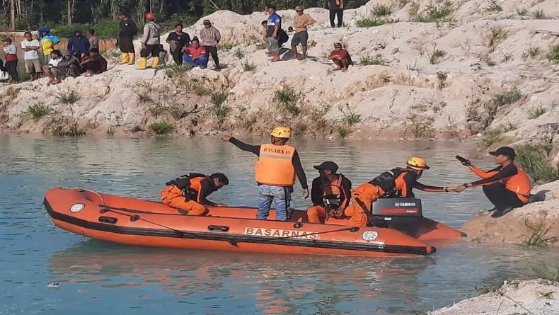 Pria di Bangka Selatan Tenggelam di Kolong Tambang Timah, Pencarian Terus Dilakukan