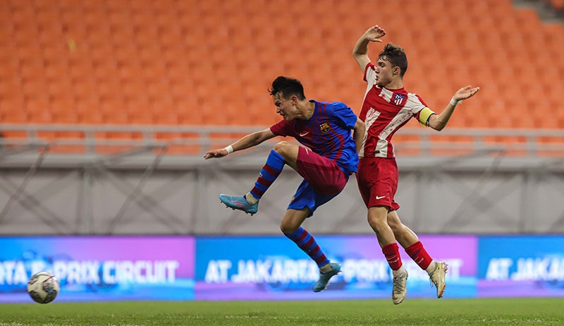 Barcelona U-18 vs Atletico Madrid U-18, Skor Akhir 2-0 - Bagian 2