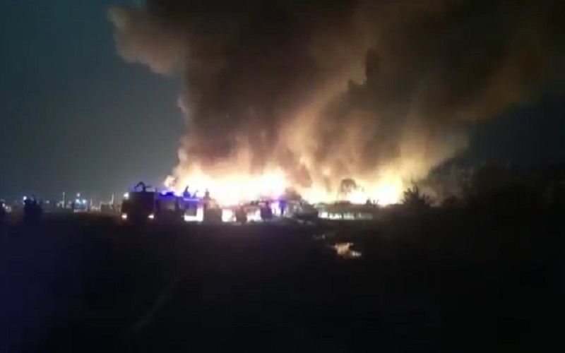 Kebakaran Hebat di Asahan, 70 Rumah Kawasan Padat Penduduk Hangus 