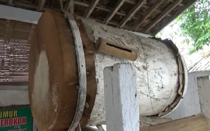 Penampakan Beduk Usia Ratusan Tahun Tetap Terjaga di Pondok Pesantren