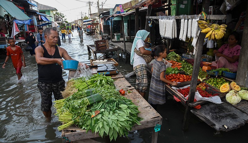 Banjir Rob Rendam Enam Kelurahan di Belawan Sumatera Utara - Bagian 1