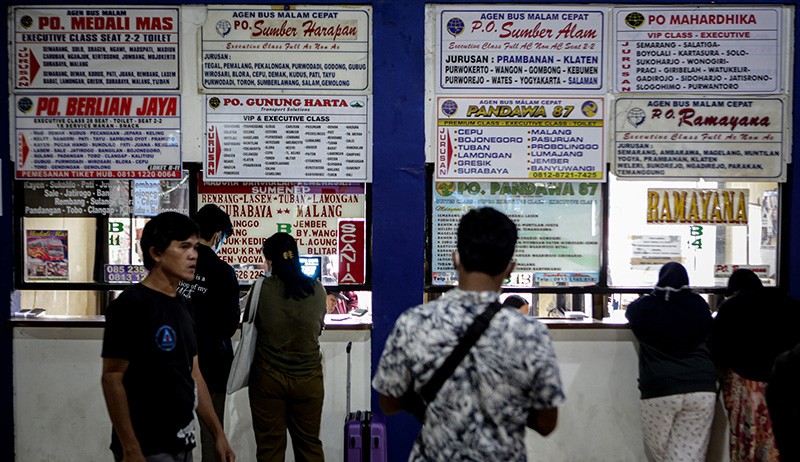 Terminal Poris Plawad Tangerang Terpantau Ramai Pemudik - Bagian 3