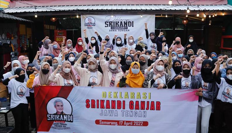  Srikandi Jateng Deklarasikan Dukung Ganjar Presiden 2024, Ini Targetnya 