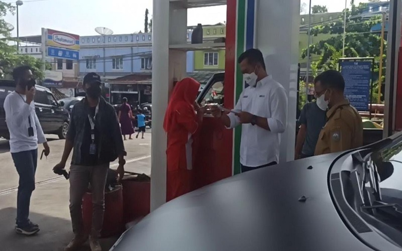 Pertamina dan Polisi Sidak SPBU di Baturaja, Hasilnya Bikin Ngelus Dada