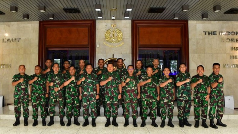 Masuki Purna Tugas, Ini Momen 15 Laksamana TNI AL Menghadap KSAL Pamit Undur Diri