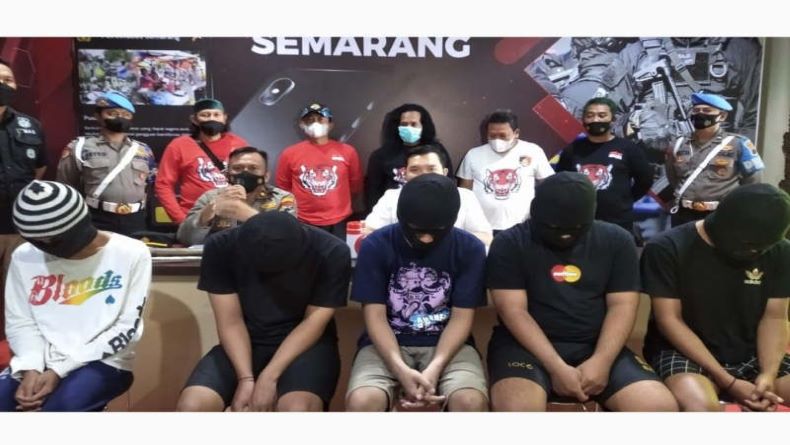 Terlibat Tawuran Memakai Senjata Tajam, 5 Remaja di Semarang Ditangkap