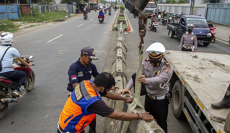 70 Akses Putar Balik Jalur Pantura Ditutup Selama Mudik-Balik Lebaran 2022 - Bagian 1