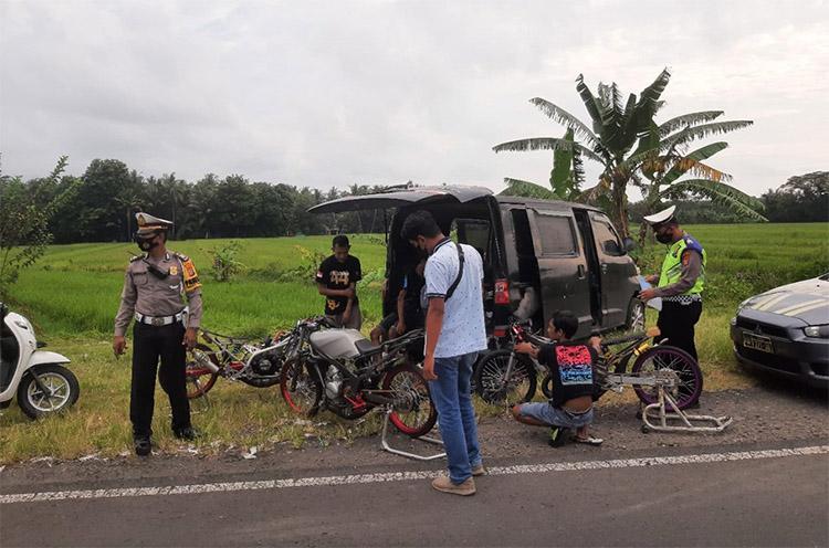 Hendak Balapan Liar di JJLS Kulonprogo, 3 Sepeda Motor Diamankan Polisi