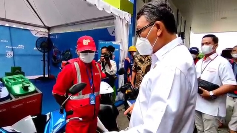Pertamina Kerahkan Ratusan Motoris BBM di Tol saat Arus Mudik-Balik Lebaran 2022