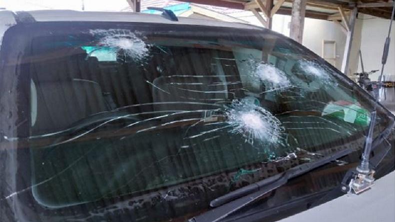 Mobil Satgas Damai Cartenz Diberondong Tembakan oleh KKB di Nduga, Kaca Pecah 