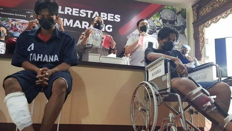Kabur saat Ditangkap, Kaki 2 Begal di Semarang Ditembak Polisi