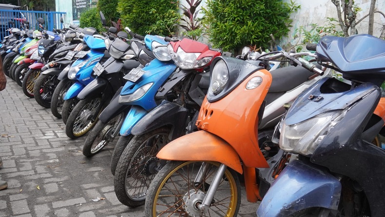 Polres Sukoharjo Gelar 19 Sepeda Motor Temuan Hasil Razia, Ini Datanya 