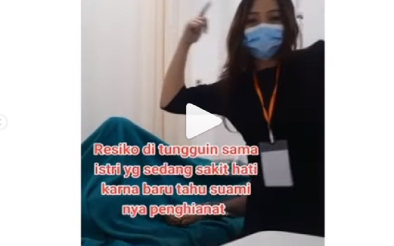 Video Viral Istri Diselingkuhi Joget di Depan Suami Sakit, Warganet Beri Dukungan