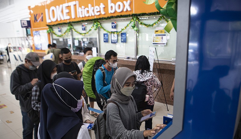 Suasana Mudik Lebih Awal di Stasiun Kertapati Palembang - Bagian 2