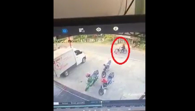 Terekam Kamera, Bocah Perempuan Tewas Terseret Motor di Barito Selatan
