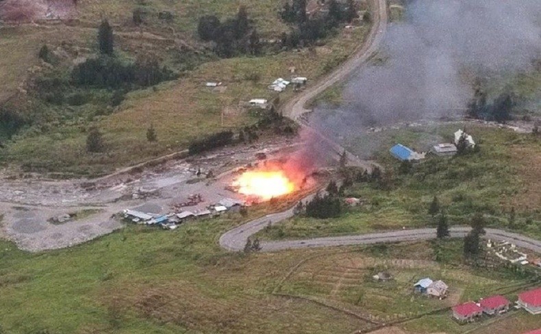 KKB Berulah Lagi, Bakar Mes Karyawan di Puncak Papua