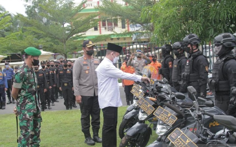 Aparat Gabungan Awasi Lokasi Rawan Kriminalitas di OKU Selama 24 Jam 