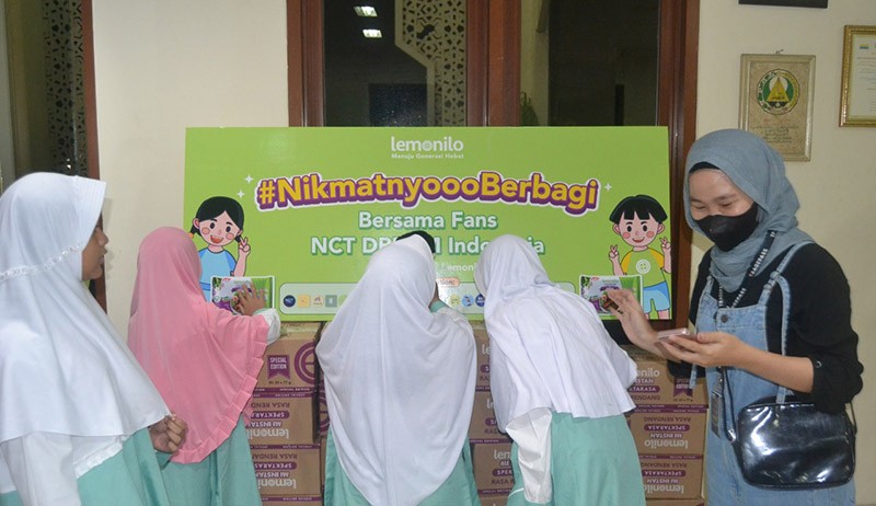 Kolaborasi Lemonilo dan Fans NCT Dream Berbuka Puasa Bersama Anak Yatim - Bagian 1