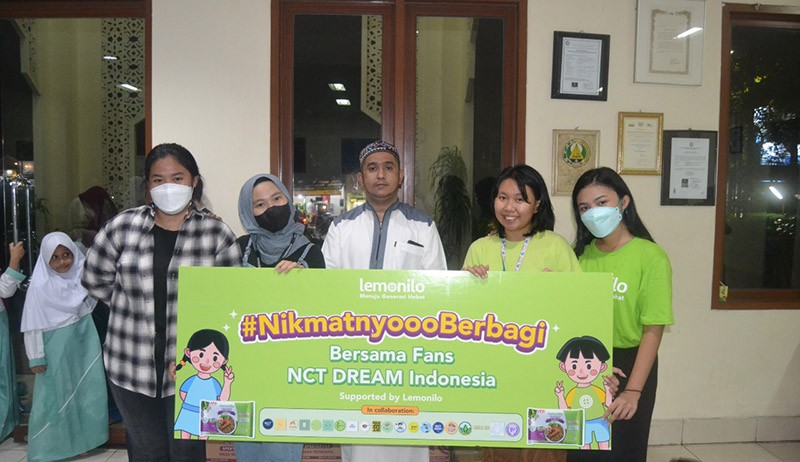 Kolaborasi Lemonilo dan Fans NCT Dream Berbuka Puasa Bersama Anak Yatim - Bagian 2