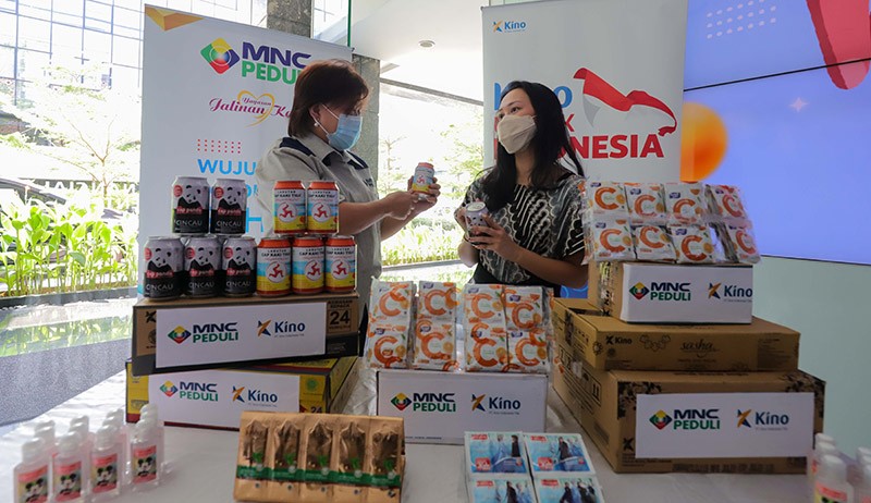 Kino Indonesia Serahkan Bantuan Ramadan Melalui MNC Peduli - Bagian 1