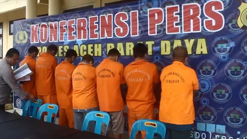8 Maling Ternak di Aceh Ditangkap, 1 Pelaku Pincang Ditembak Polisi