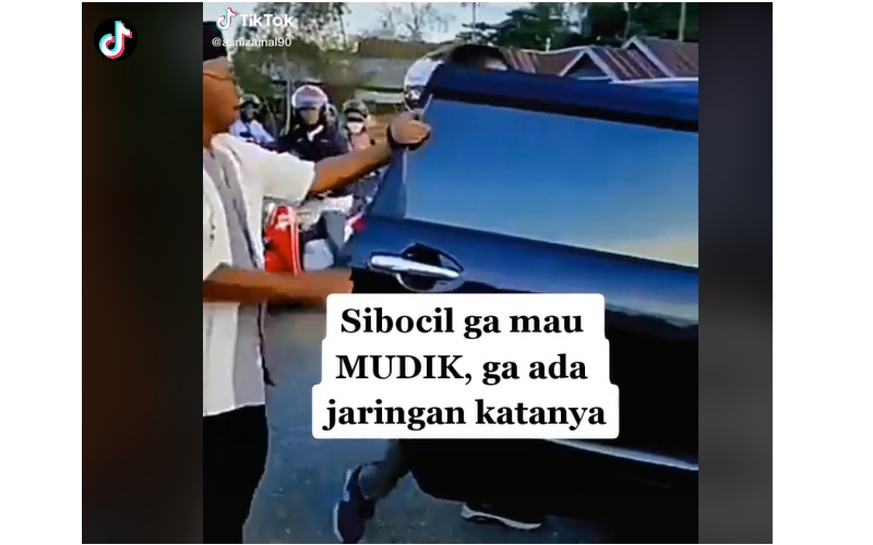 Video Viral Bocah Ngamuk Tak Mau Mudik gegara di Kampung Tak Ada Jaringan