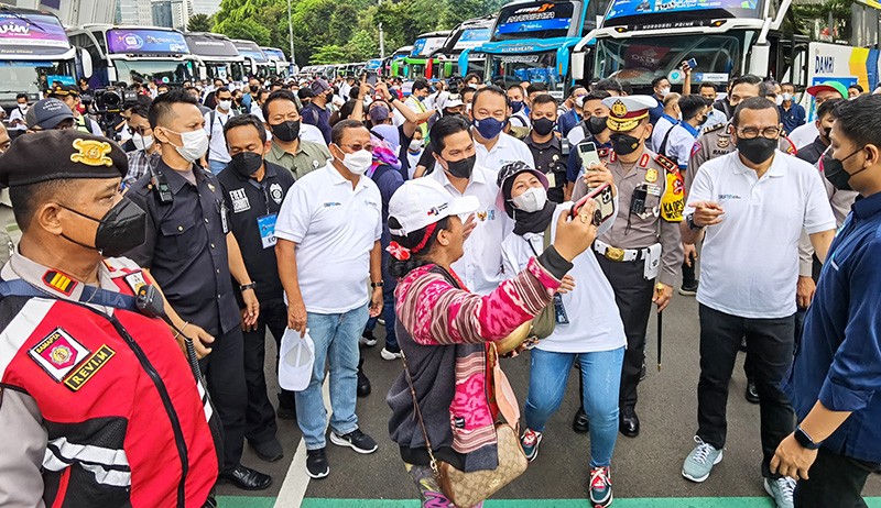 Erick Thohir Lepas Mudik Gratis bersama BUMN - Bagian 3