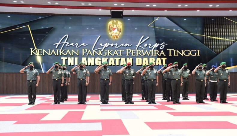 24 Pati TNI AD Naik Pangkat, Ini Daftar Lengkapnya