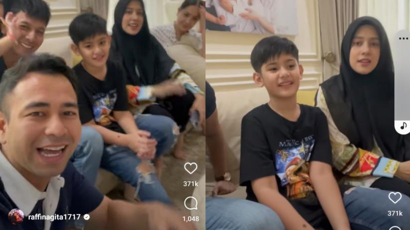 Usai Salat Bersama King Faaz Kasih Nasihat Ini ke Rafathar, Netizen: Anak Sholeh