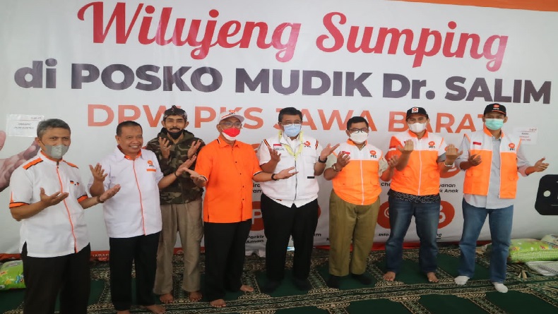 PKS Jabar Luncurkan Posko Mudik Dr Salim di Nagreg Bandung