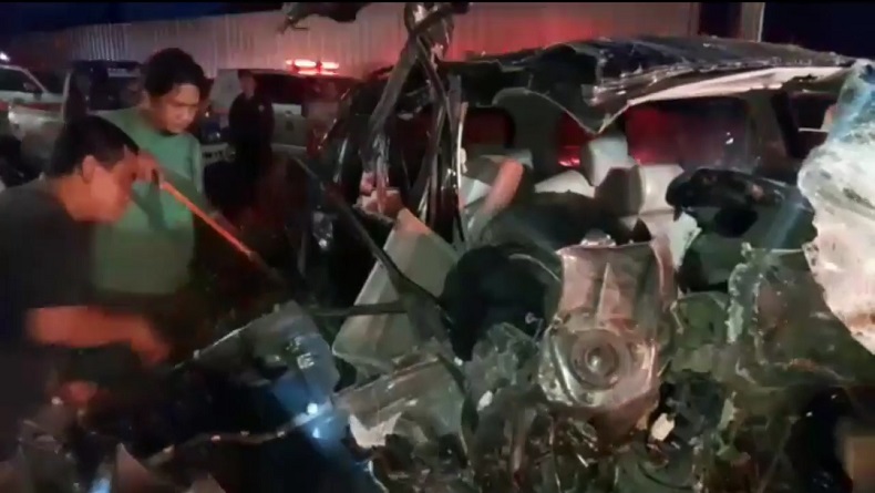 Diduga Sopir Ngantuk, Minibus Avanza Tabrak Bus AKAP di Kota Banjar, 5 Luka Parah