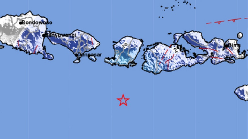Gempa Terkini Magnitudo 5,1 Guncang Lombok Tengah