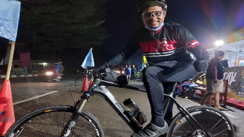 Luar Biasa, Rinto Gowes Sepeda untuk Mudik Sukabumi-Madiun, Ini Motivasinya