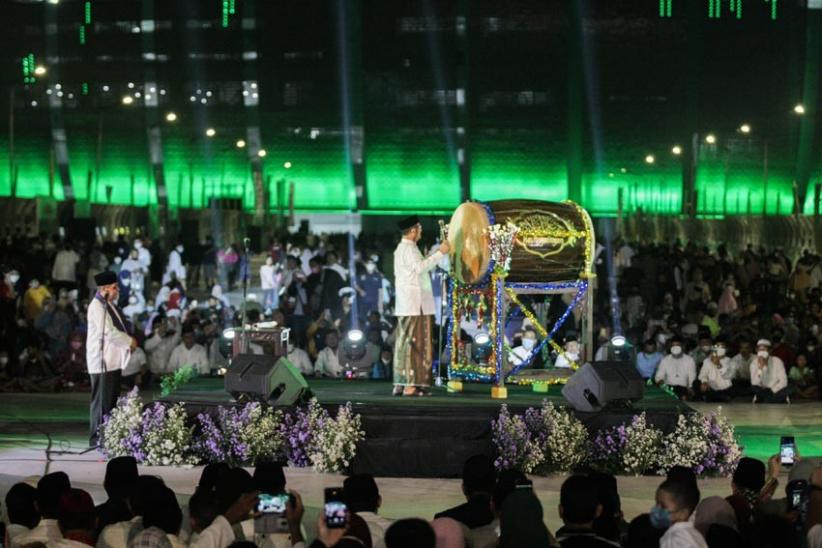 Ribuan Warga Meriahkan Festival Tabuh Bedug di Jakarta International Stadium - Bagian 4