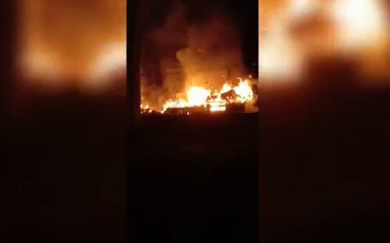 Belasan Rumah Permanen di Kota Medan Ludes Kebakaran