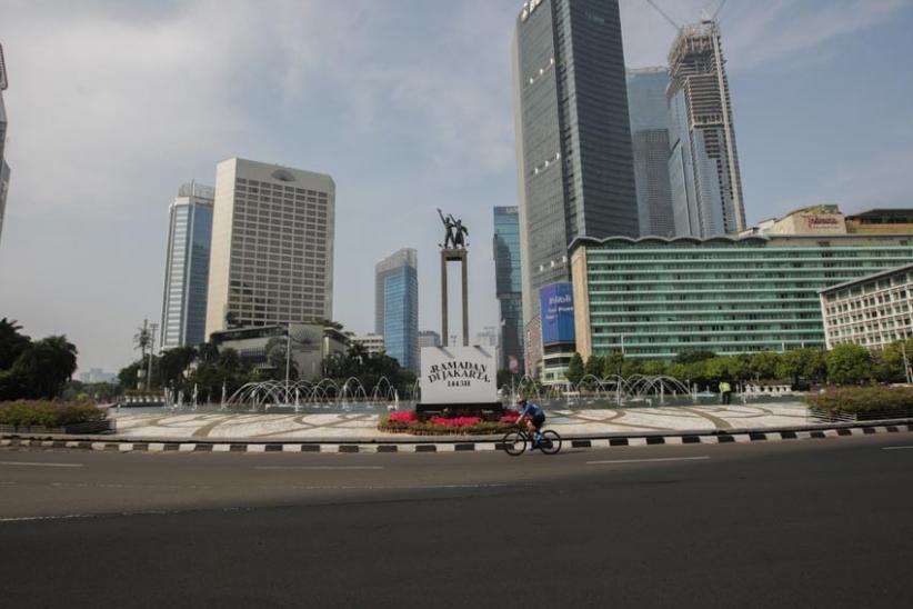 Warga Jakarta Menikmati Jalanan Sepi saat Libur Lebaran - Bagian 6