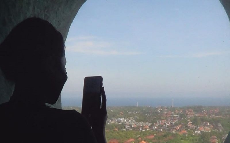 Wisatawan Domestik Padati Area Ketinggian di GWK saat Libur Lebaran