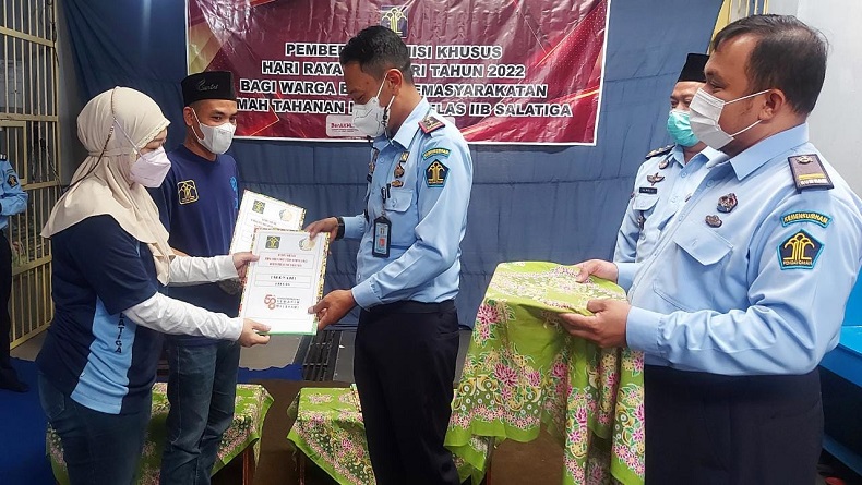 68 Warga Binaan Rutan Salatiga Dapat Remisi Khusus saat Idul Fitri 