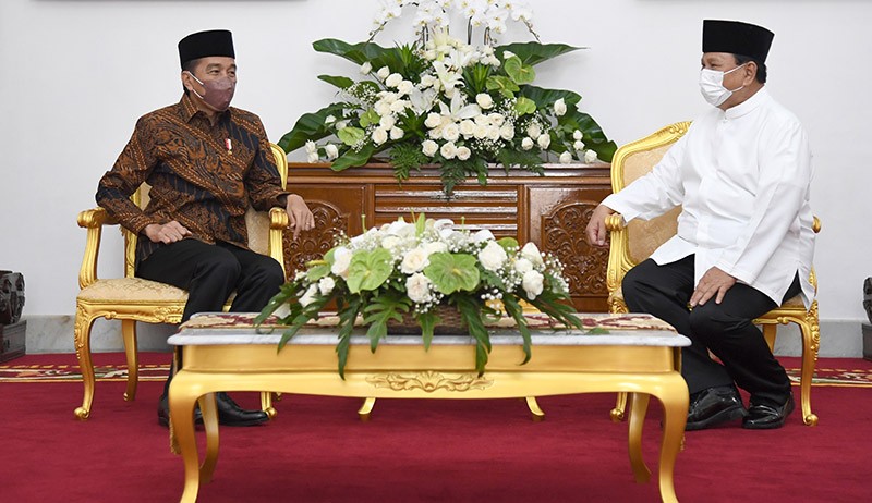 Momen Presiden Jokowi dan Menhan Prabowo Silaturahmi di Istana Yogyakarta - Bagian 2