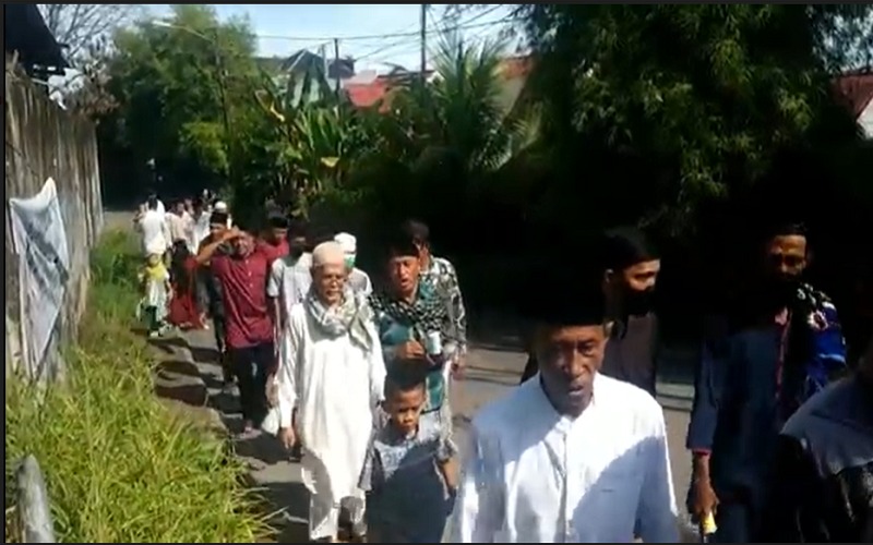Covid-19 Mereda, Tradisi Sanjo Lebaran di Palembang Kembali Digelar